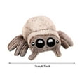 New 2025 Cute Jumping Spider Plush Toy Spider Stuffed Animals Soft