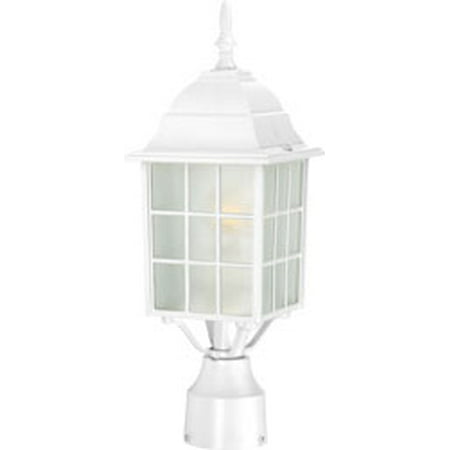 Replacement for 60/4907 ADAMS 1 LIGHT 17 INCH OUTDOOR POST WITH FROSTED GLASS WHITE TRANSITIONAL replacement light bulb