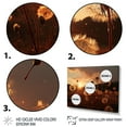thumbnail image 3 of Designart "Sunset Dandelion landscape I" Floral Wall Art Print, 3 of 5