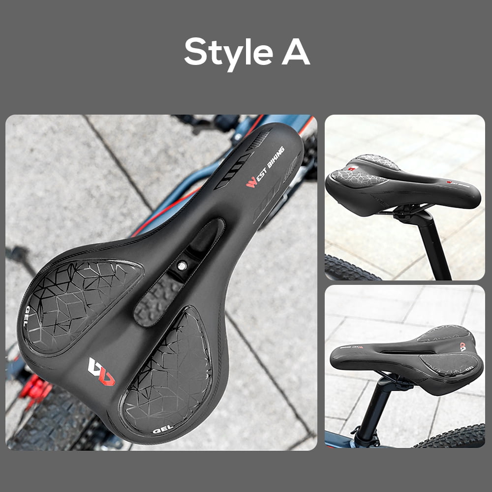 WEST BIKING - selle Large de vélo de route et vtt, respirante et