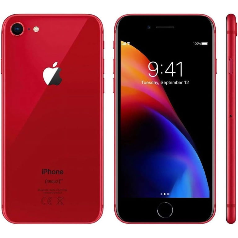 [美品] [バッテリー99%] iPhone 8 Red 64GB Pre-Owned Apple iPhone 8 A1905 128GB Red (US Model) - Factory