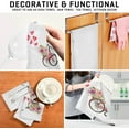 thumbnail image 4 of Pink Bicycle Flowers Dish Towels 4 Pack, Valentine Hearts Balloons Washable Tea Towels Dishcloths Lint-Free 18x28 Inch Fast Drying for Home Kitchen Clean, 4 of 7