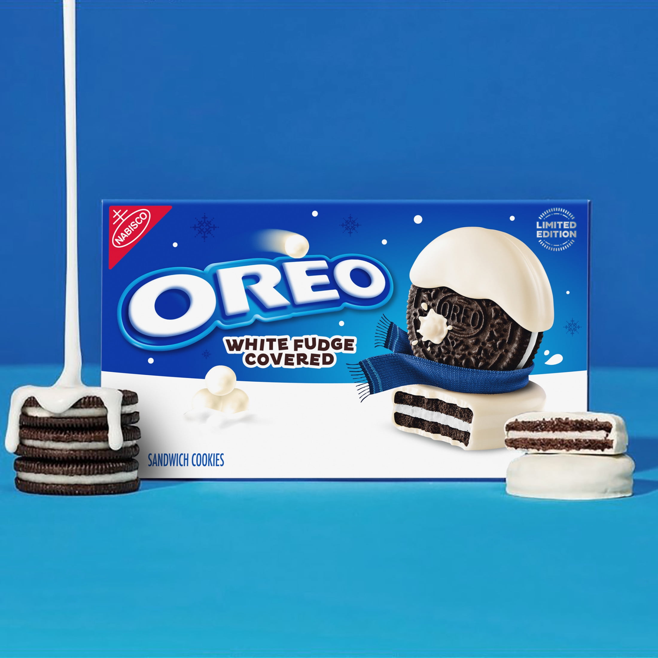 Oreo - Brandclub - OREO White Fudge Covered Chocolate Sandwich