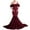 Red, variant on Women Pregnants Maternity Photography Props Short Sleeve Solid Dress