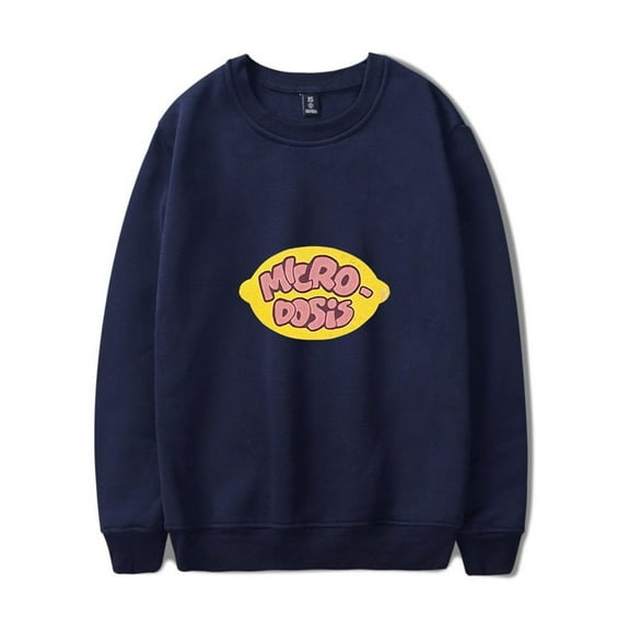 Mora Album Microdosis Merch Long Sleeved Men's And Women's Round Neck Casual Sportswear Streetwear