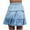 Sky Blue, variant on yillto Women's Ruffle Skirts Summer High Waist Layered Tiered Causal Ladies Printed Short Skirt