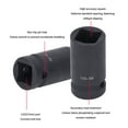 thumbnail image 4 of Female Square Hole Socket, 1/2 Inch Drive Pipe Plug Socekt Black Phosphate Treatment  for Repair Shops, 4 of 7