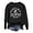 Black, variant on Venzia Women Halloween Crewneck Sweatshirt, Black Long Sleeve Pullover Top, Casual Fall Graphic Sweatshirt