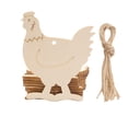 thumbnail image 2 of Xihbxyly Colgante de Madera de Pascua, 20 Piezas con Diseño Tallado, Decoración Artesanal, Ideal para Fiestas de Primavera, Ideal para Bodas, Uso Versátil En Hogares y Cafeterías, Tamaño 8 X 7,7 Cm., 2 of 2