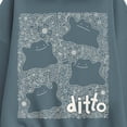 thumbnail image 2 of Pokémon - Ditto Dainty Flowers - Women's Oversized Fleece Hoodie Sweatshirt, 2 of 4