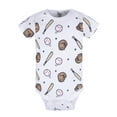 thumbnail image 3 of Gerber Baby Boy Short Sleeves Onesies Bodysuits, 8-Pack (Newborn - 12 Months), 3 of 11