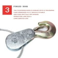 thumbnail image 5 of Dual Gear Power Puller, Hand Cable Puller Come Along Winch with 3 Hooks, 5 Ton (11,000 lb) Capacity, 5 of 7