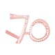 thumbnail image 5 of Gafas de cumpleaños Yinane Gafas de Diamantes de Imitación para adultos celebración 70 anteojos de año nuevo, 5 of 8