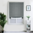 thumbnail image 2 of 2 Pack Temporary Blinds for Window, Pleated Paper Blinds Cordless No Drill Blinds Room Darkening Shades Blackout Shades for Bathroom Kitchen Office, 2 of 7