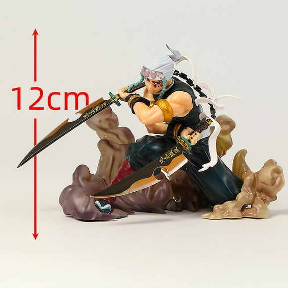 12cm Demon Slayer Uzui Tengen Pvc Figure Toy Collection Model Statue-SinKeeU