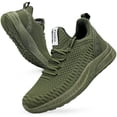 thumbnail image 1 of Zapatillas de tenis y correr Feethit para mujer, ligeras, color verde oliva, 1 of 6