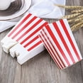thumbnail image 4 of 10pcs Popcorn Boxes Holds Fashion Stripes Popcorn Storage Container Popcorn Tubs, 4 of 5