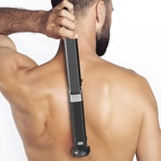 Groom Essentials Electric Back Shaver and Hair Trimmer for Men Body Groomer with Extendable Back Blade Electric Razor for Hard to Reach Areas Back Shavers and Manscaping Tool for Men Battery Powered