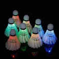 thumbnail image 3 of 1PC LED Night Luminoust Badminton Beatable Durable Training Special Badminton Outdoor Sports Entertainment Goose Feather Ball Red, 3 of 6