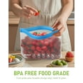 thumbnail image 3 of Bolsas reutilizables para almacenar alimentos IDEATECH, lavables, paquete de 20, 3 of 7