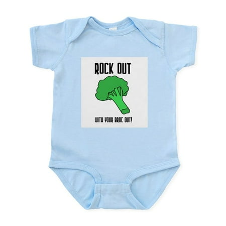 

CafePress - Broccolli Vegetrian Vegan Infant Creeper - Baby Light Bodysuit Size Newborn - 24 Months