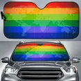 INSTANTARTS Pride Lgbt Friends Print Heat Reflector Windshield Sun