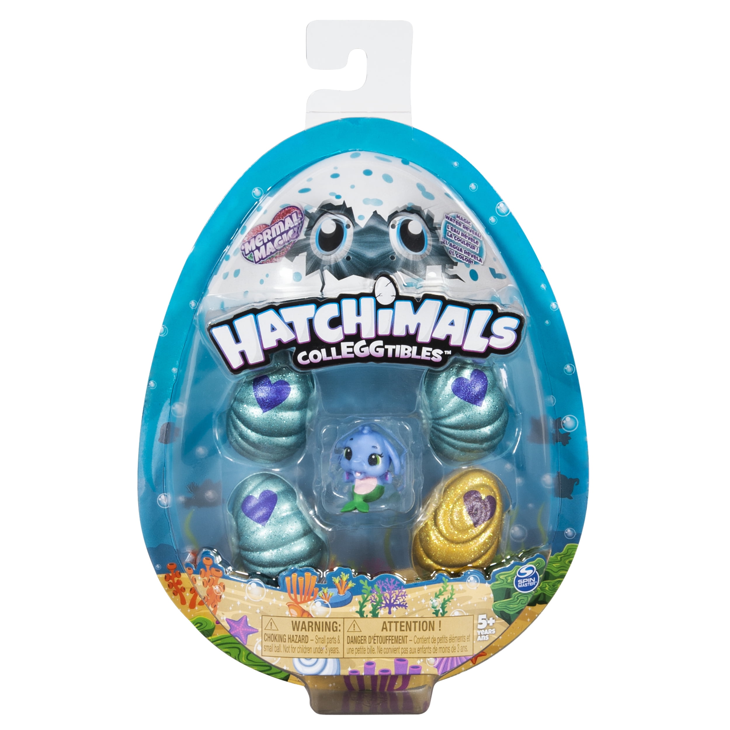 Bonus With Season 5 For Kids Hatchimals Colleggtibles Mermal Magic 4 Pack 