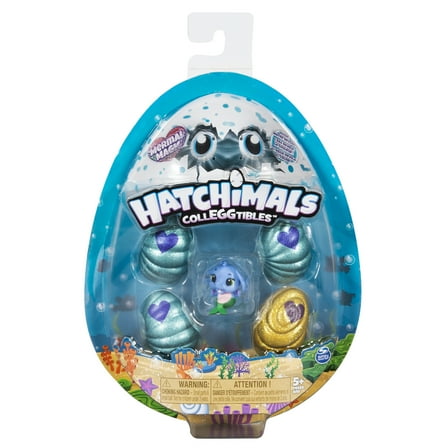 Hatchimals CollEGGtibles, Mermal Magic 4 Pack   Bonus with Season 5 Hatchimals, for Kids Aged 5 and Up (Styles May Vary)