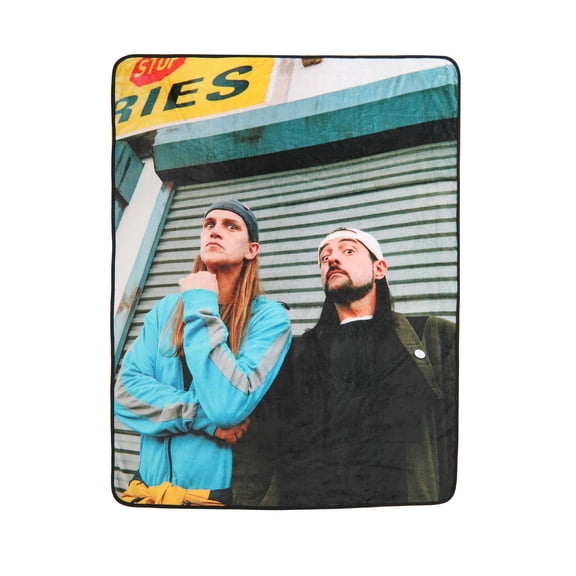 60 Inch x 48 Inch Jay and Silent Bob Throw Blanket