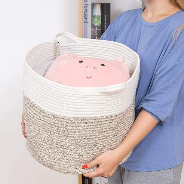 ICHUDAN XXXLarge Cotton Rope Basket 22