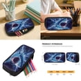 thumbnail image 5 of Jeiento Shark Backpack Set of 5 Cool 17 Inch Soft Backpack with Lunch Bag Pencil Case for 9-12 Years Old Elementary to Middle School Gift for Brother, 5 of 7