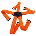 thumbnail image 4 of Soporte para bolsa delantera, cinturón ligero con soporte plegable para bicicleta, soporte para cinturón naranja y negro Cola Correa de soporte delantero de bicicleta, 4 of 8