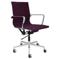 thumbnail image 1 of SOHO Ribbed Management Office Chair (Purple Fabric), 1 of 5