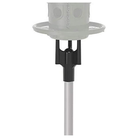 LcXctD Pole Adaptor for Pole Mounting a LcXctD Plus Feeder Black (FEEDER NOT INCLUDED) 1-inch external diameter
