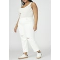 thumbnail image 3 of ELOQUII Women's Plus Size The Naomi Comfort Stretch Straight Leg Jean Crop, 3 of 3