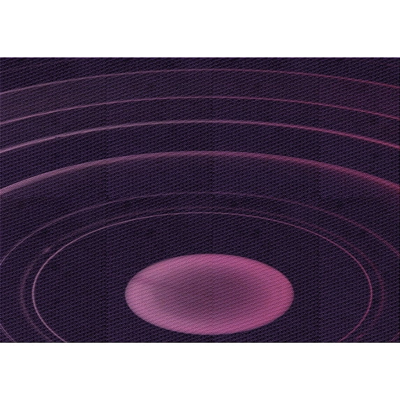 Ahgly Company Machine Washable Indoor Rectangle Transitional Purple Jam Purple Area Rugs, 4' x 6'