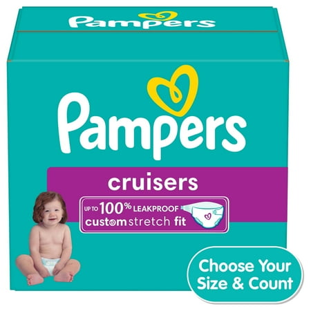 UPC: 0037000775454 | Pampers Cruisers Diapers Size 5 104 Count (Select for More Options)