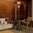 thumbnail image 6 of Pamapic 48,000 BTU Outdoor Propane Heater, Freestanding Patio Heaters with Wheels & Cover for Outdoor Backyard Garden Use, Silver, 6 of 7
