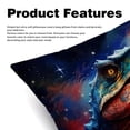 thumbnail image 2 of Starry Dinosaur Pillow Covers Inserts Set with Unique Patterns - 16x16, 18x18, 20x20 Inches - 2 Pack Decorative Throw Pillow Covers for Home Decor and More, 2 of 6