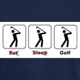 thumbnail image 3 of CafePress - Eat Sleep Golf Dark T Shirt - Men's Classic Graphic Cotton T-Shirt, 3 of 4