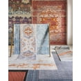 thumbnail image 5 of Hauteloom Mossyrock Living Room, Bedroom Area Rug - Contemporary - Rust, Camel, Tan - 2' x 3', 5 of 6