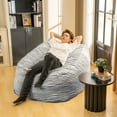 thumbnail image 2 of AWQM Modern Casual Bean Bag Sofa, Washable, High Resilience Foam, Comfortable and Soft. Bedroom Room Living Room Sofa, 2 of 7