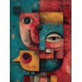 thumbnail image 1 of Qisvanset Texture Geometric Abstract Canvas Print 12x16 Inch Kitchen Wall Art, 1 of 8