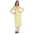 thumbnail image 1 of Phagun Kurta Ethnique Indienne pour Femmes Kurti Brodée Traditionnelle, 1 of 6