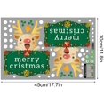 thumbnail image 4 of Christmas Window Sticker Beatuiful Various Christmas Pattern Window Decals Christmas Tree Santa Claus for Home Shop Window and Wall Decoration (Cute Elks say Merry Christmas), 4 of 5
