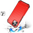 thumbnail image 2 of Revvl 8 Pro Tough Hybrid Case - Red, 2 of 3