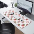 thumbnail image 2 of Long Mouse Pads for Desk,Pink Cow Strawberry Jam Pattern Desk Mats on Top Of Desks, Desk Mouse Pad Extra Large with 3mm Non-Slip Base and Stitched Edge for Gaming,Office,Work,Home 31.5"x11.8", 2 of 6