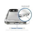 thumbnail image 4 of onn. iPhone 16 Pro Max Rugged Phone Case with Smartport Protection, Clear, 4 of 8