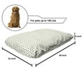 thumbnail image 2 of Arrow Pet Bed, Various Arrow Patterns on Retro Background Tools Boho Style Art, Chew Resistant Pad for Dogs and Cats Cushion with Removable Cover, 24" x 39", Pale Beige Black, by Ambesonne, 2 of 4