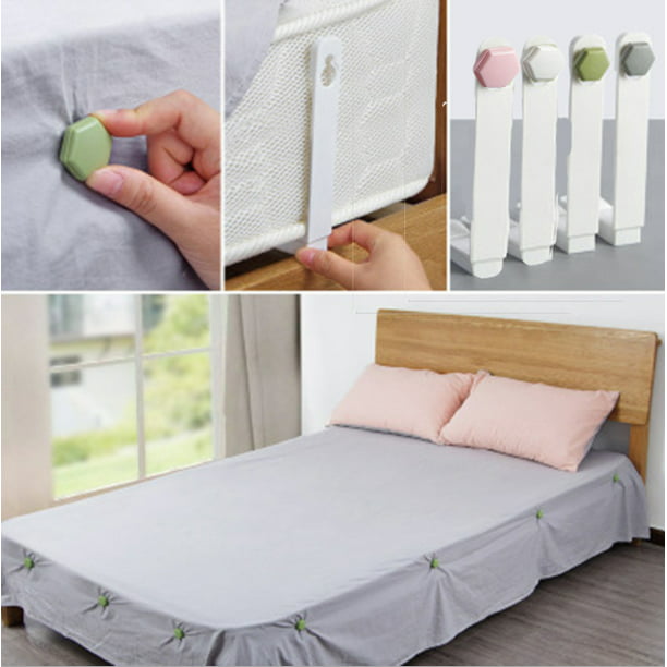 Eimeli 4pcs Blanket Quilt Clips Bed, How To Install Duvet Cover Clips